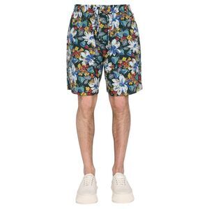 Ymc Men Bermuda With Floral Print